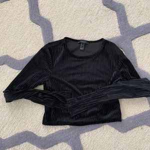 Forever 21 Black Crop Top